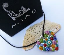 Load image into Gallery viewer, colgante corazon millefiori