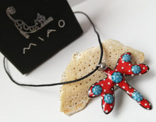 Load image into Gallery viewer, colgante libelula millefiori